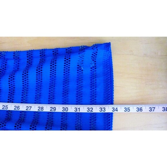 Calvin Klein Swim Cover-Up Royal Cobalt Blue Eyele - Picture 9 of 10